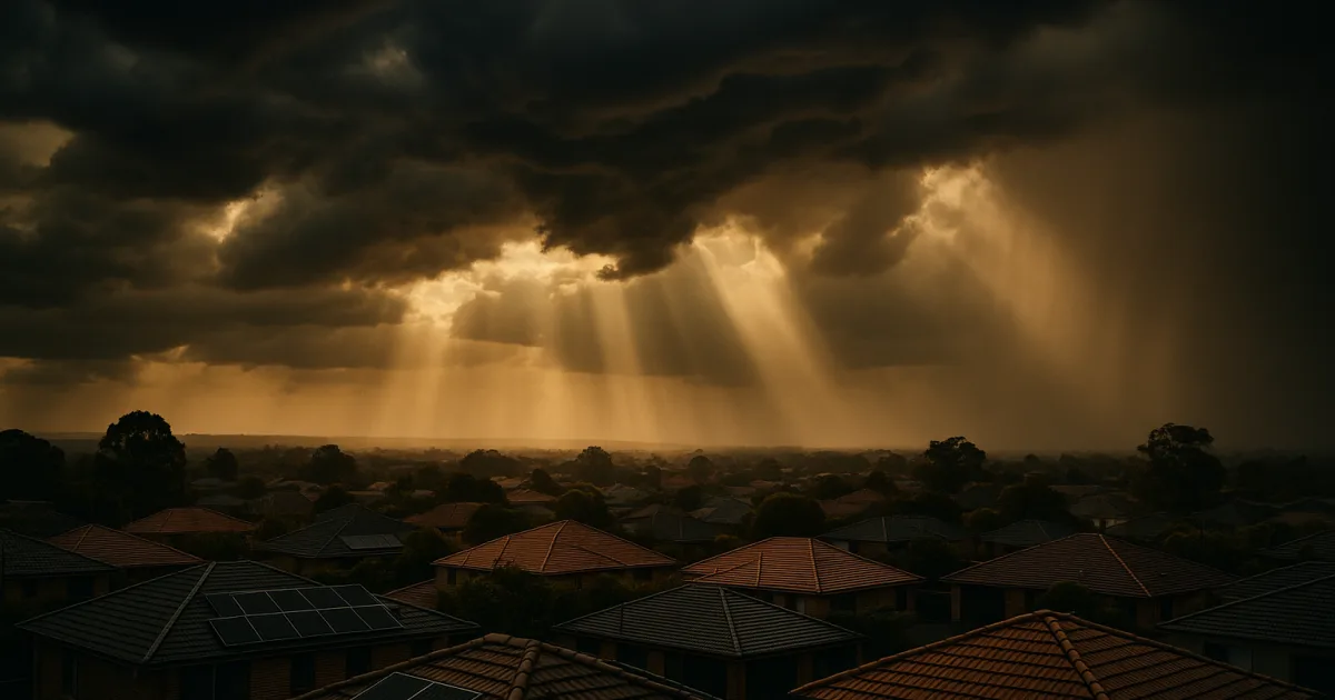 Australian home running air-conditioning during a summer heatwave